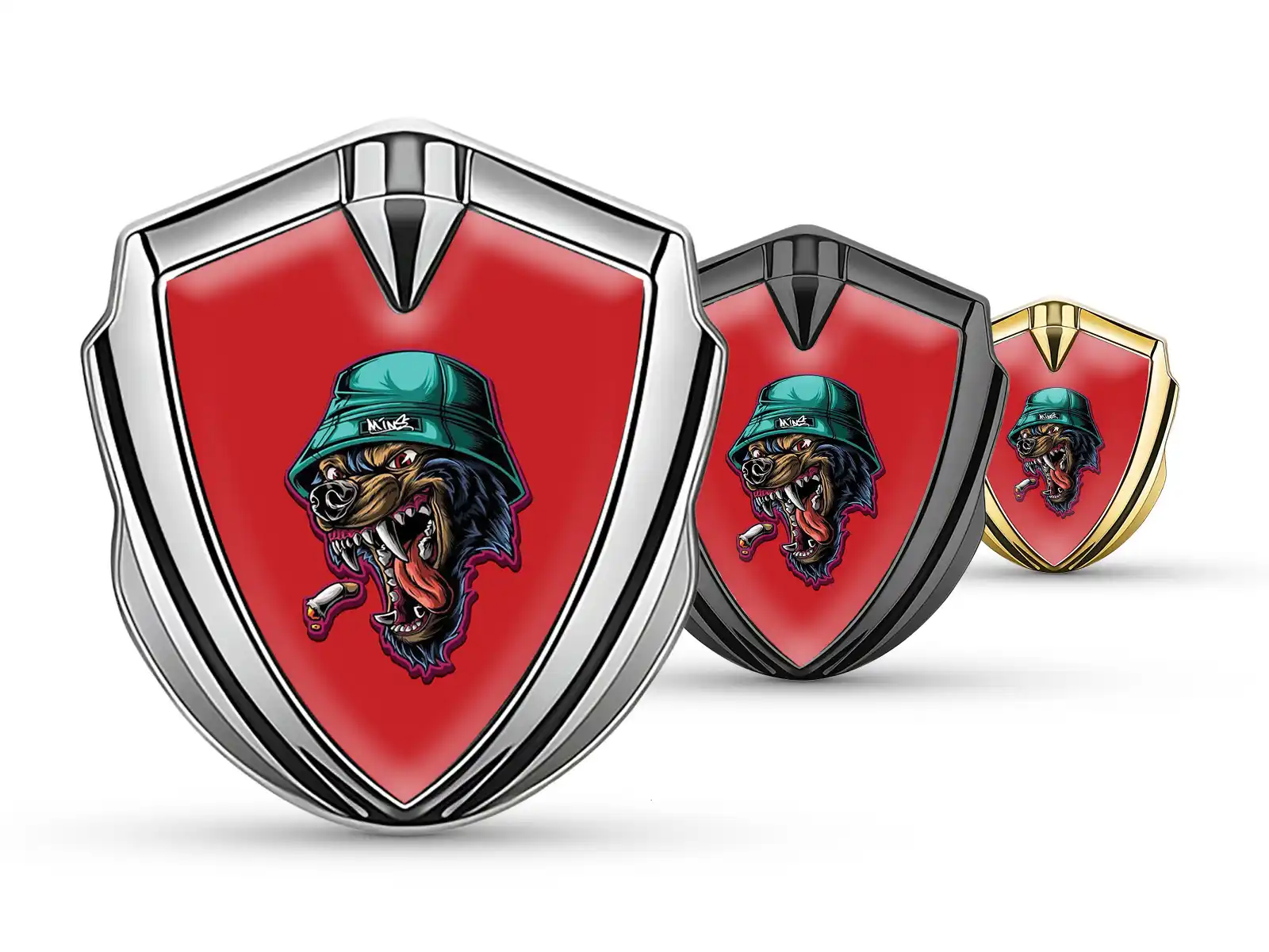 Silicone Emblem Badge Minimal Modern